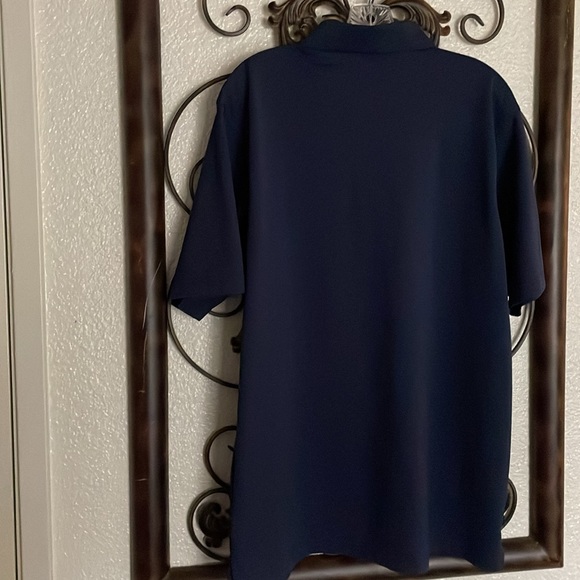 Men’s size large luxury performance Lone Cypress by Pebble Beach navy blue shirt - Picture 5 of 8